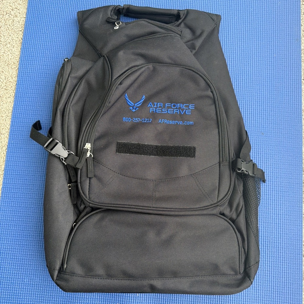 U.S. Air Force Backpack /Laptop Black Polyester – 20" x 16". Never used. No tags